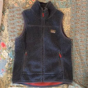 LL Bean Mountain Pile Vest